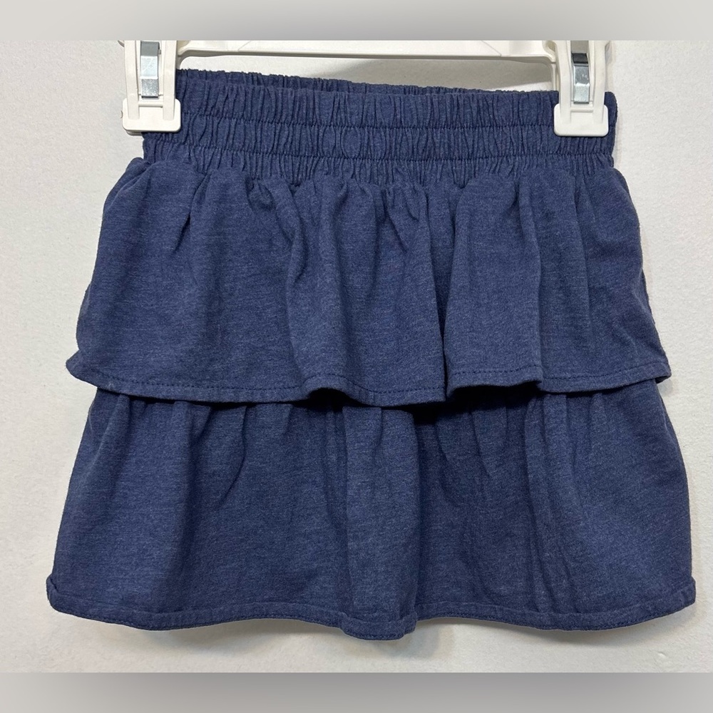 Garanimals Navy Blue Two Tiered Ruffle Skirt Kids Girls Size 5t NWOT